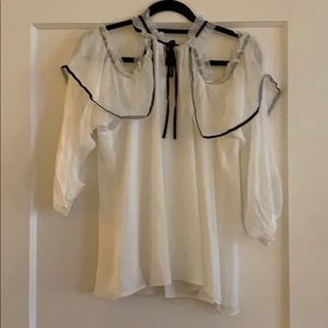 Parker cold shoulder top